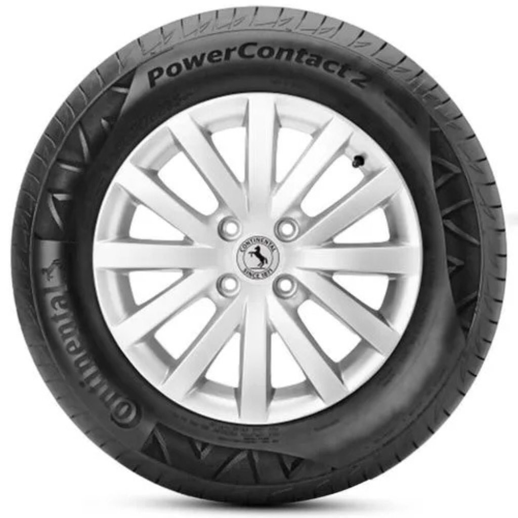 Kit 4 Pneu Continental Aro 16 195/55r16 87H TL FR PowerContact 2